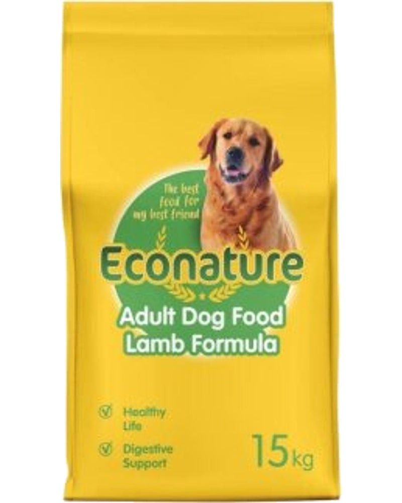 Econature Kuzu Etli Yetişkin Köpek Maması 15 kg