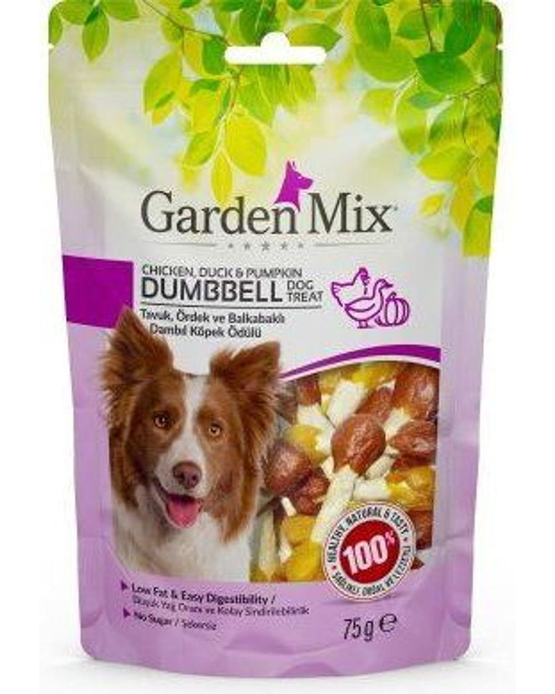 Garden Mix Tavuk Ördek Balkabaklı Dambıl Köpek Ödülü 75 gr
