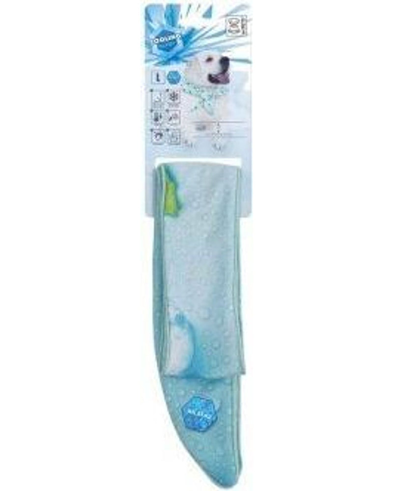 M-Pets Su Tutuculu Serinletici Köpek Bandanası Mavi L