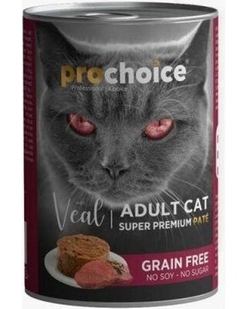 Prochoice Dana Etli Tahılsız Ezme Yetişkin Kedi Konservesi 400 gr