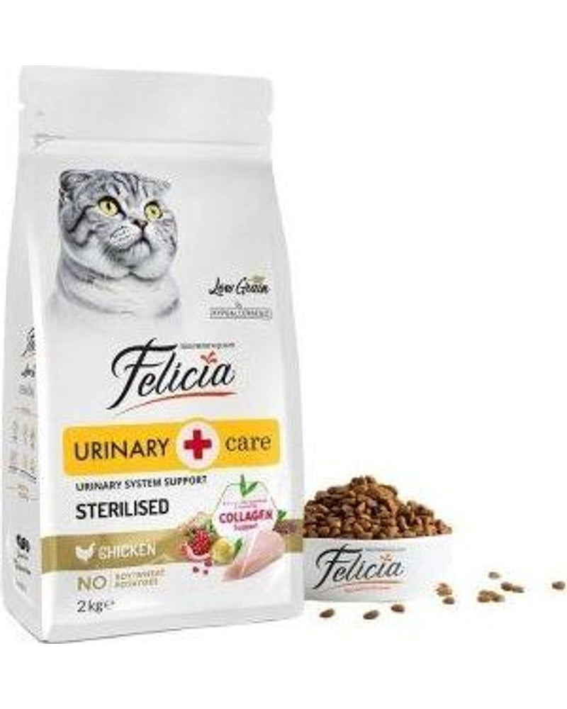Felicia Düşük Tahıllı Tavuklu Kısırlaştırılmış Kedi Maması 2 kg