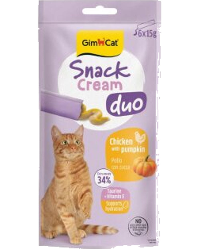 Tavuk ve Bal Kabaklı Krema Kedi Ödülü, 6x15 gr