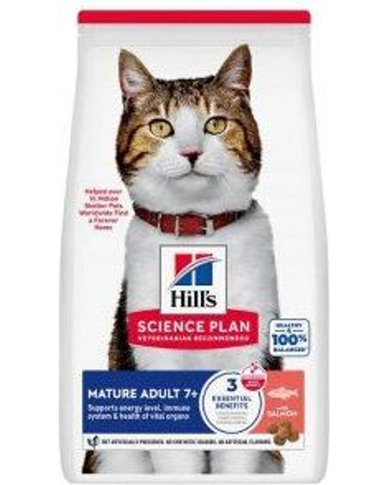 7+ Yaşlı Kedi için Somonlu Kuru Mama, 1,5 kg