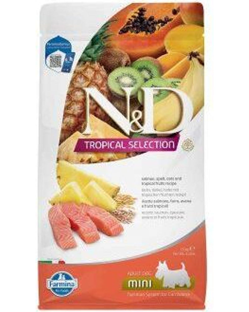 N&D Tropical Somonlu Düşük Tahıllı Küçük Irk Köpek Maması 1,5 kg
