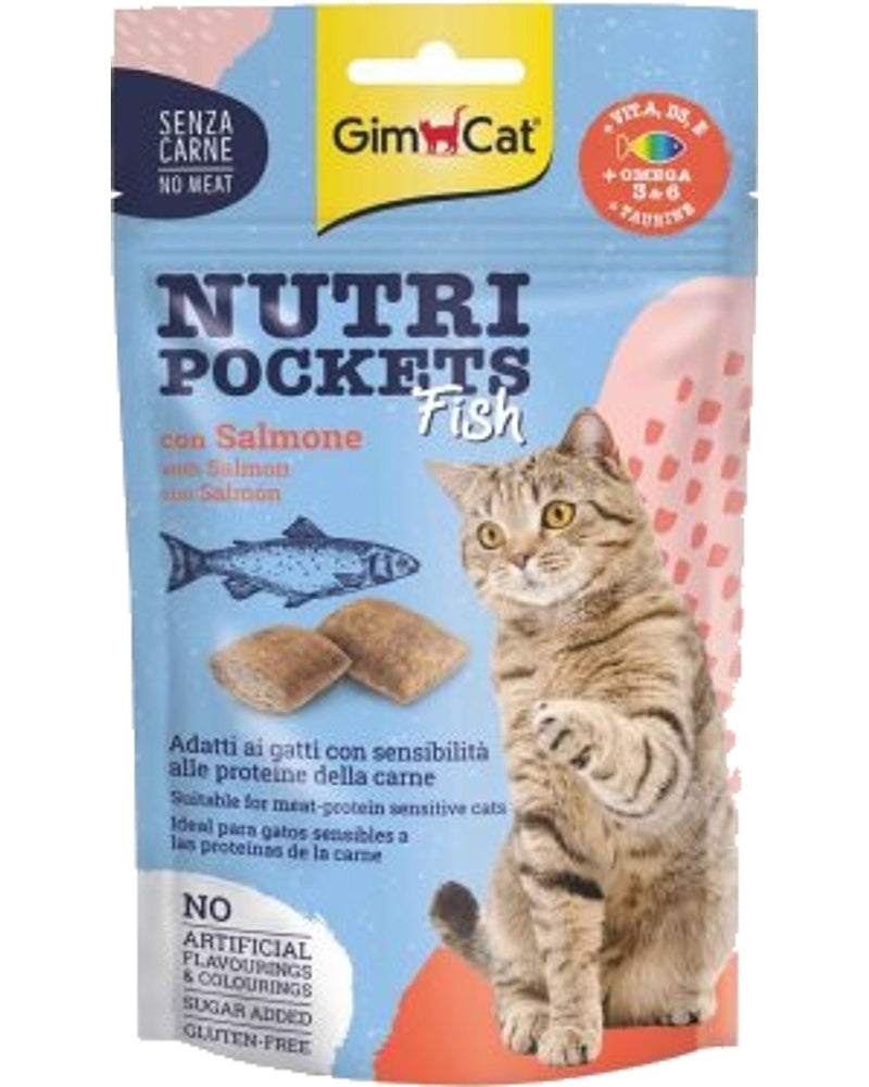 Gimcat Tahılsız Somon Kremalı Kıtır Kedi Ödülü 60 gr