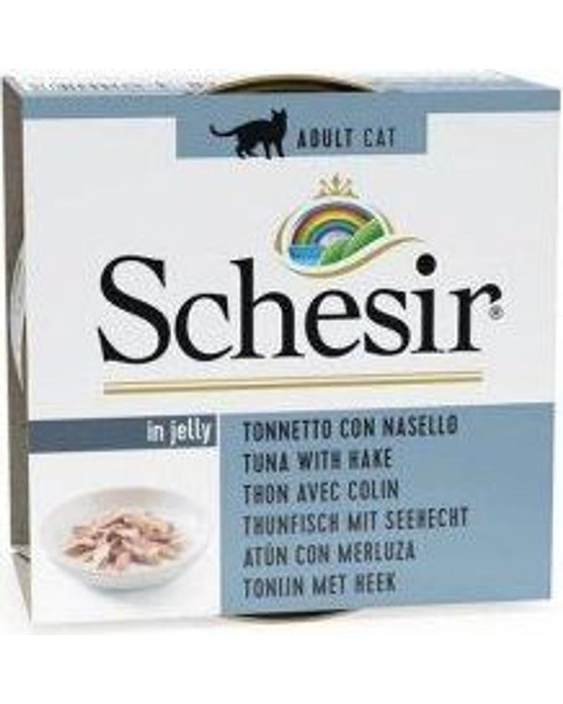 Schesir Jel İçinde Ton ve Barlam Balıklı Yetişkin Konservesi 85 gr