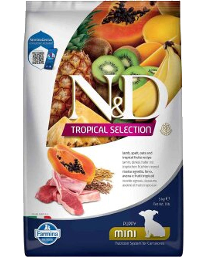 N&D Tropical Kuzu Etli Düşük Tahıllı Küçük Irk Yavru Maması 5 kg