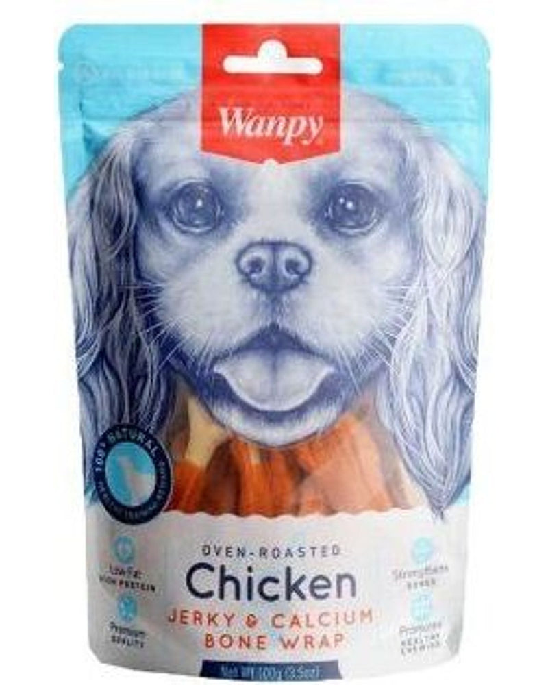 Wanpy Kalsiyumlu Gerçek Tavuklu Yumuşak Köpek Ödülü 100 gr