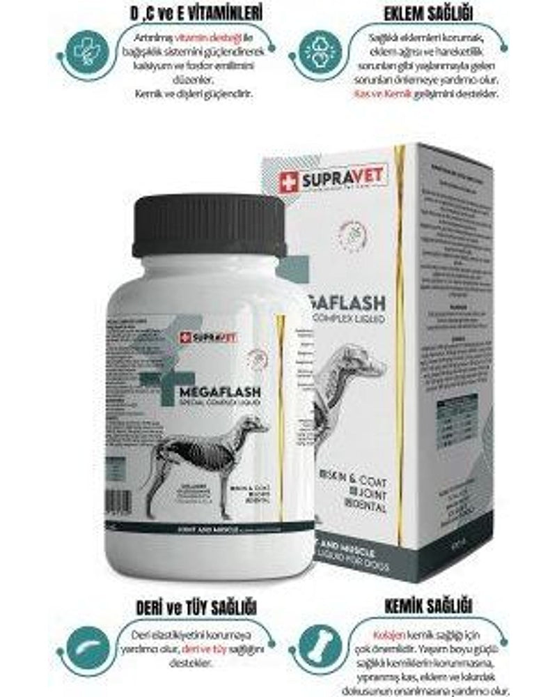 Eklem ve Kas Destekli Sıvı Köpek Takviyesi 500 ml