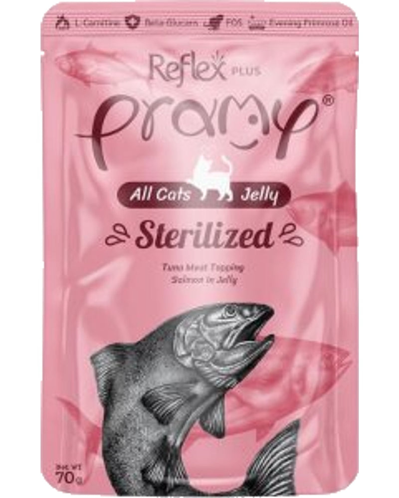 Pramy Probiyotikli Kısırlaştırılmış Ton Balıklı Yaş Kedi Maması 70 gr