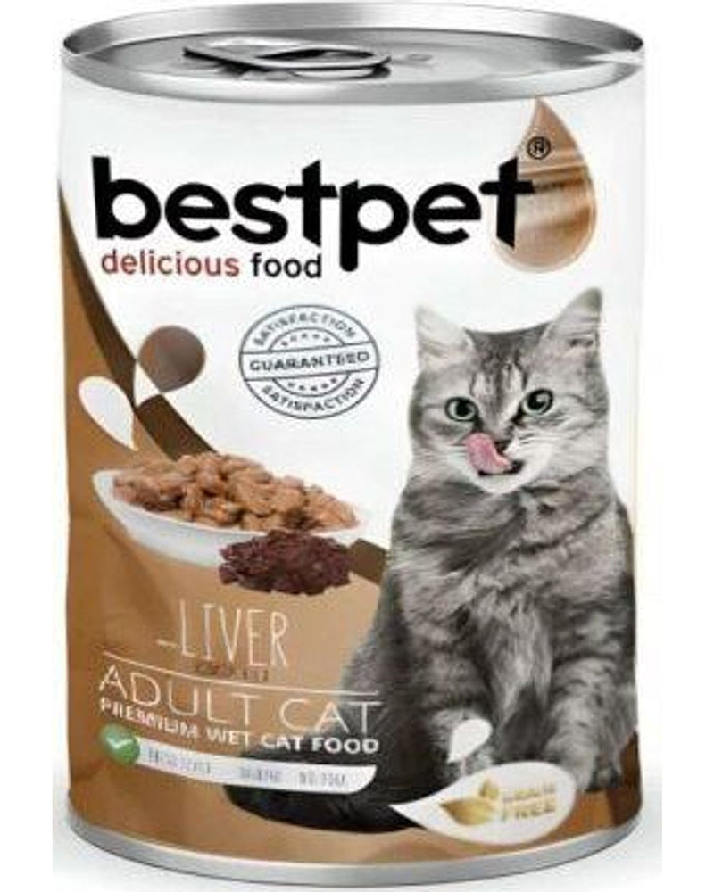 Bestpet Jöleli Ciğerli Yetişkin Kedi Konservesi 400 gr