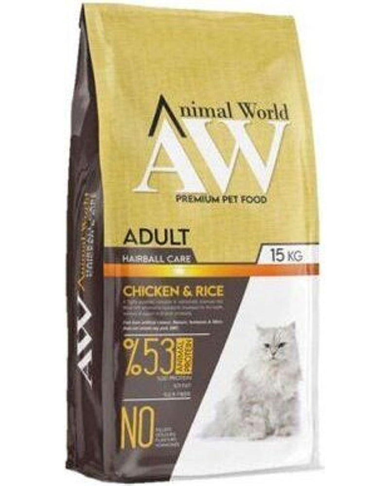 Tüy Yumağı Önleyici Tavuklu Yetişkin Kedi Maması 15 kg