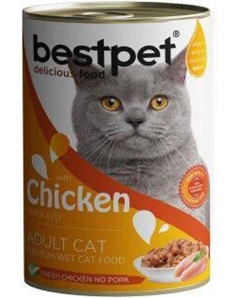 Bestpet Jöleli Tavuklu Yetişkin Kedi Konservesi 400 gr