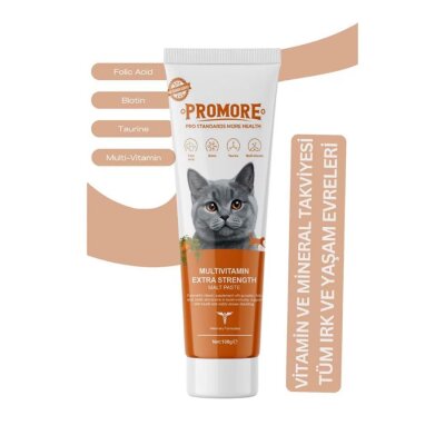 Promore Multivitamin Destekli Kedi Malt Macunu 100 gr