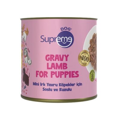 Supreme Dog Sosta Kuzulu Mini Irk Yavru Köpek Konservesi 200 gr