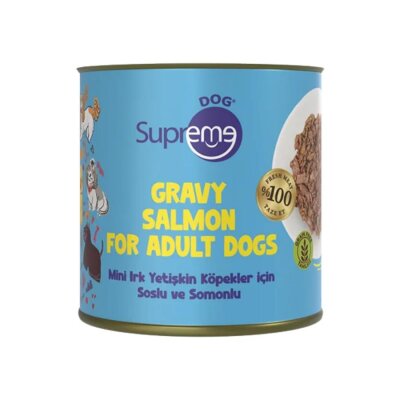 Supreme Dog Sosta Somonlu Mini Irk Yetişkin Köpek Konservesi 200 gr
