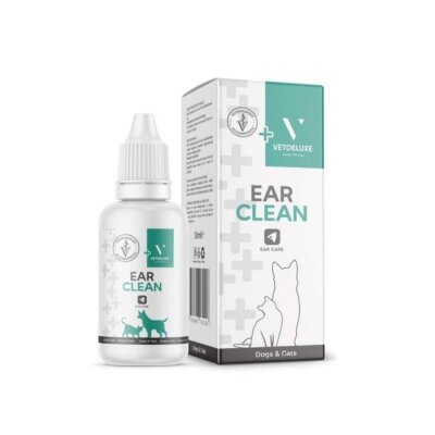VetDeluxe Ear Clean Kedi-Köpek Kulak Temizleme Solüsyonu 50 ml