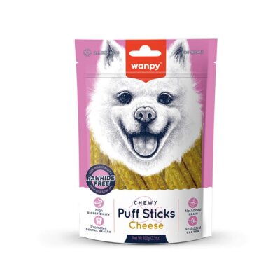 Wanpy Tahılsız Peynirli Köpek Çiğneme Ödülü 100 g