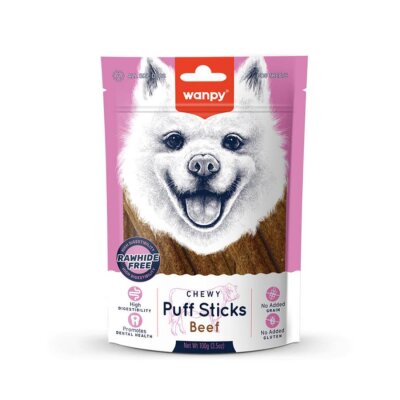 Wanpy Tahılsız Sığır Etli Köpek Çiğneme Ödülü 100 g