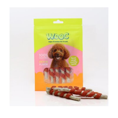 Wooc Tavuk Sargılı Munchy Kemik Köpek Çiğneme Ödülü 75 gr
