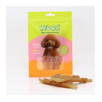 Wooc Tavuk Sargılı Süt Aromalı Köpek Çiğneme Ödülü 75 gr