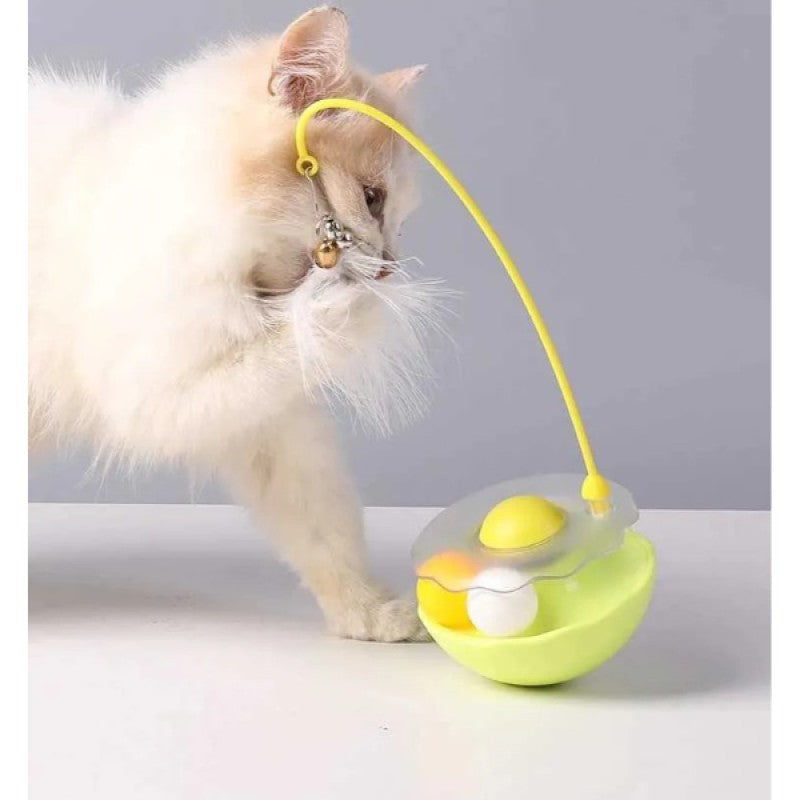 Kedi Otu Hazneli Zilli Hacıyatmaz Kedi Oyuncağı