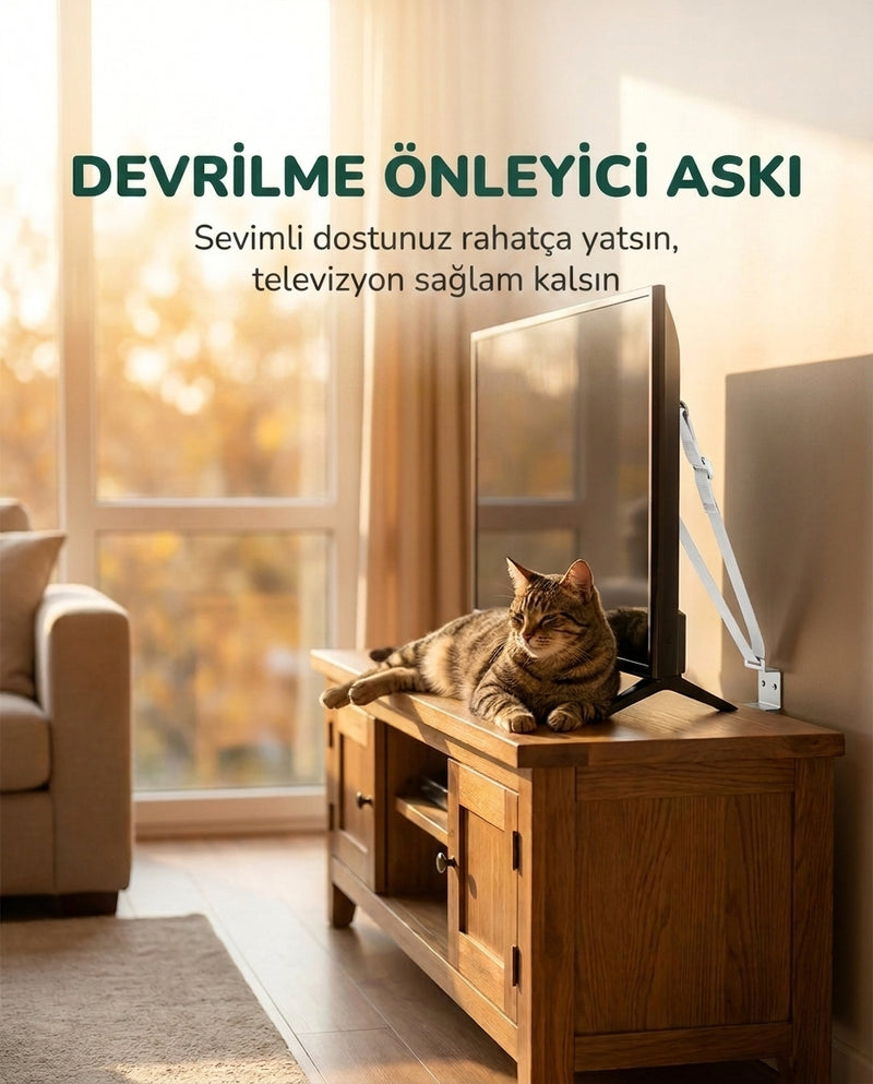 Mobilya ve TV Devrilme Önleyici Askı