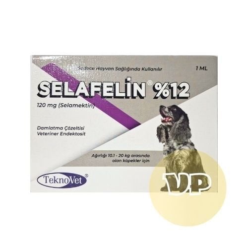 Selafelin 120 mg 10,1-20 kg Köpek İç+Dış Damla (3 Pipet)