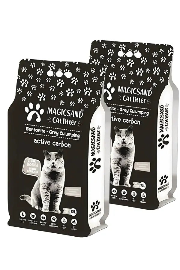 Magicsand Aktif Karbonlu İnce Taneli Kedi Kumu 10 L x 2