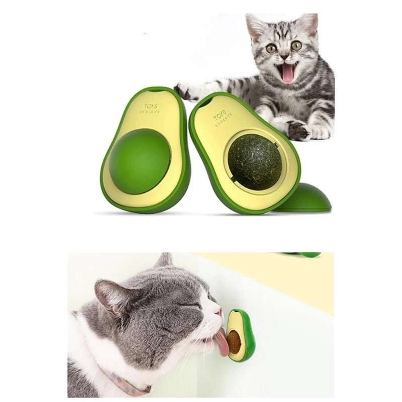 Avokado Şekilli Kedi Nanesi Oyun Topu