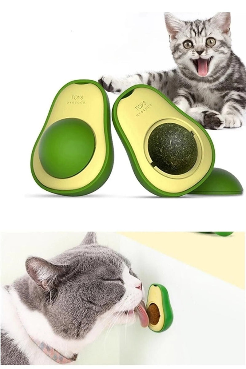 Avokado Şekilli Kedi Nanesi Oyun Topu