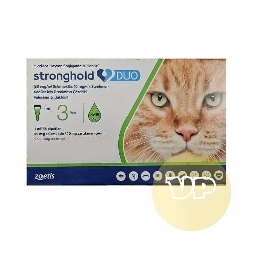 Stronghold Duo 5-10 kg Büyük Kedi İç+Dış Parazit Damlası