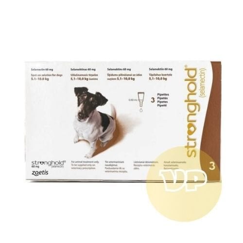 Stronghold 5-10 kg Köpek İç+Dış Parazit Damlası (3 Pipet)