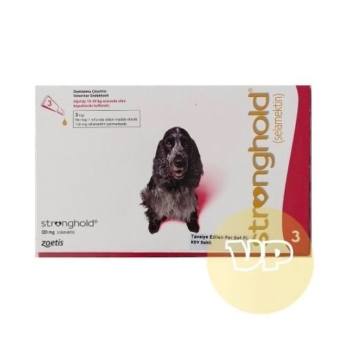 Stronghold 10-20 kg Köpek İç+Dış Parazit Damlası (3 Pipet)