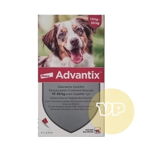 Advantix 10-25 kg Köpek Dış Parazit Damlası (4 Pipet)
