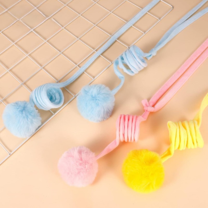 Kapıya Asılan 100 cm Uzayan Yaylı Peluş Kedi Oyuncağı