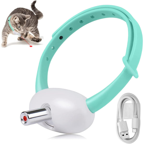 USB Şarjlı Otomatik Kapanmalı Lazerli Kedi Oyuncağı