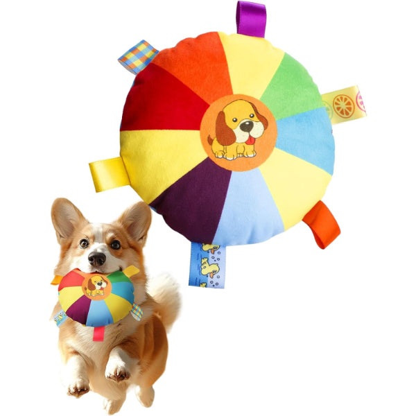 Çıngıraklı Yumuşak Peluş Köpek Frizbisi