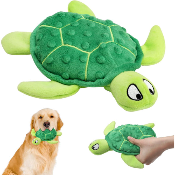 Hışırtılı Dokulu Peluş Kaplumbağa Oyuncak