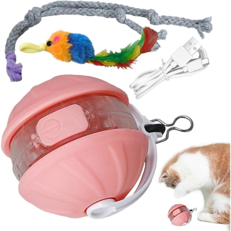 USB Şarjlı Otomatik Hareketli Kedi Oyun Topu