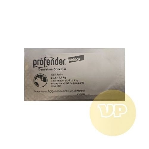 Profender 0,5-2,5 kg Kedi İç Parazit Damlası