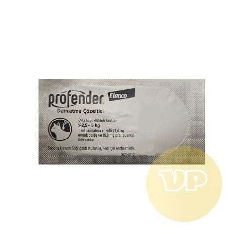 Profender 2,5-5 kg Kedi İç Parazit Damlası