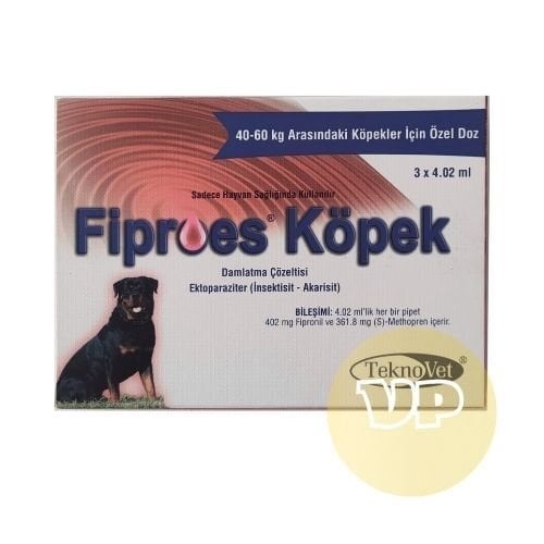 Fiproes 40-60 kg Dev Irk Köpek Dış Parazit Damlası