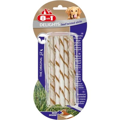 Biftekli Burgu Çiğneme Ödül Kemiği 10'lu 55 gr