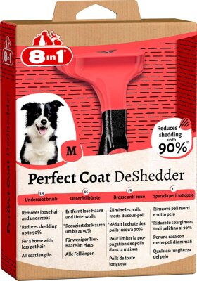 8in1 Furminator Orta Irk Tüy Toplayıcı Köpek Tarağı (M)