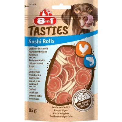 8in1 Tavuklu ve Morina Balıklı Köpek Ödülü (85 gr)