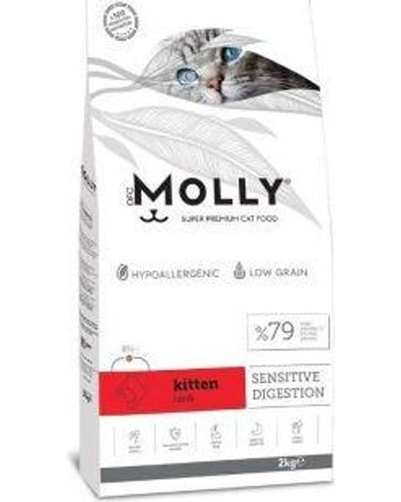 Molly Düşük Tahıllı Kuzulu Yavru Kedi Maması 2 kg