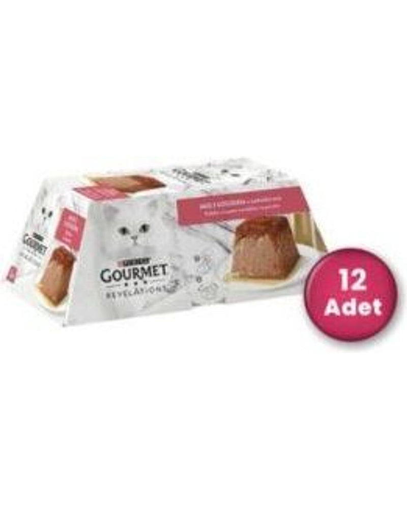 Gourmet Gold Revelations Somonlu Ezme Kedi Konservesi 12'li