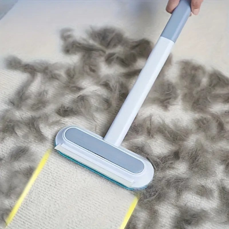 Uzun Saplı Çift Taraflı Mikrofiber Tüy Temizleme Fırçası