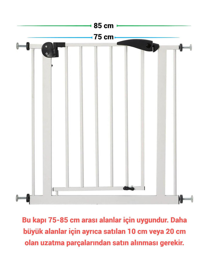 Köpek Güvenlik Kapısı (Otomatik Kapanan Pet Gate)